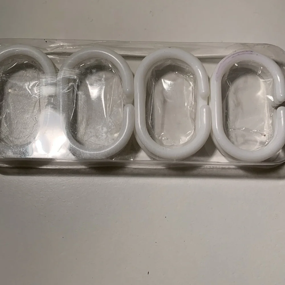 Shower curtain hooks